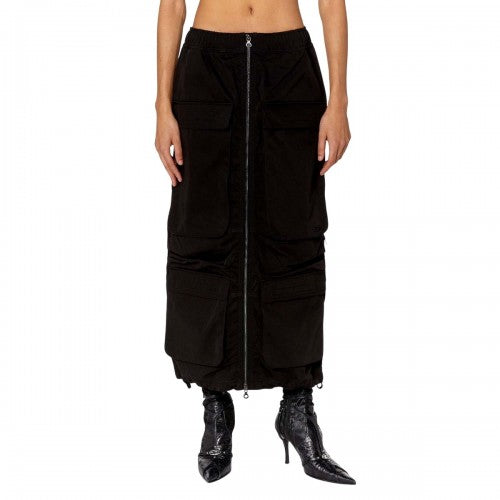Front - Diesel Womens/Ladies O-Mirt Cargo Skirt