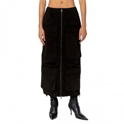 Front - Diesel Womens/Ladies O-Mirt Cargo Skirt