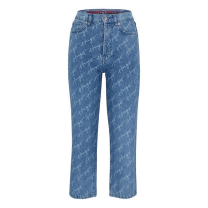 Front - Hugo Boss Womens/Ladies 933 Regular Jeans