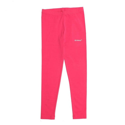 Front - Off White Girls Rubber Arrow Leggings