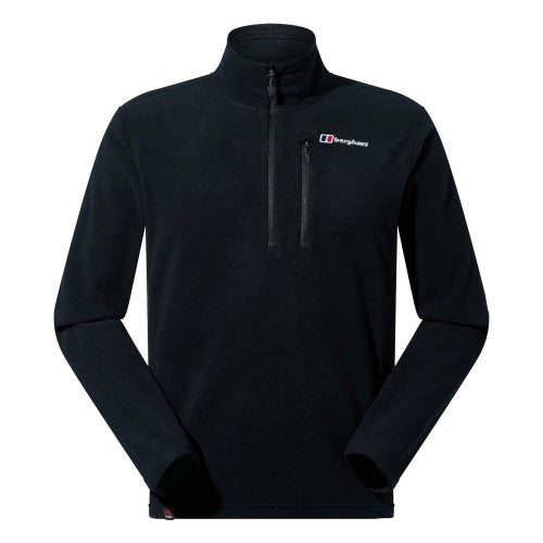 Front - Berghaus Mens Prism InterActive Polartech Half Zip Fleece Jacket