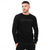 Front - DKNY Mens Tonal Logo Crew Neck Sweatshirt