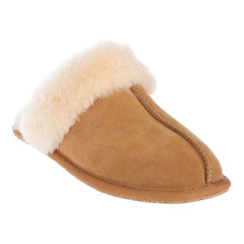 Front - EverAu Womens/Ladies Cow Suede Slippers