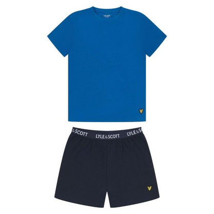 Front - Lyle & Scott Boys Short Pyjama Set