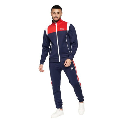 Front - Crosshatch Mens Chinooks Tracksuit