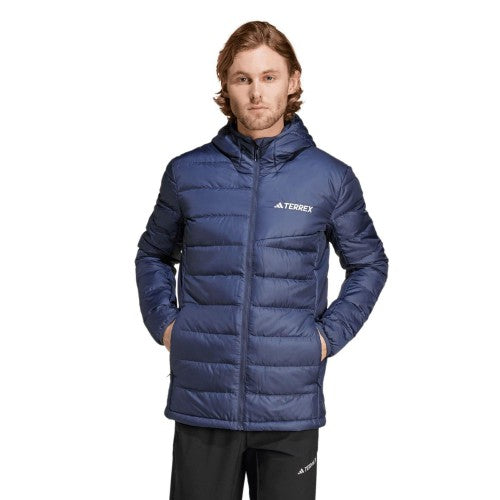 Front - Adidas Unisex Adult Terrex Lightweight Hooded Jacket