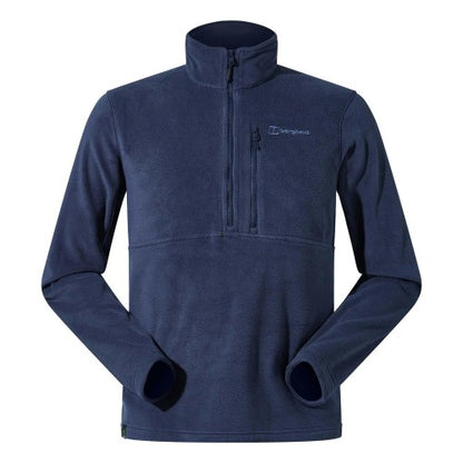 Front - Berghaus Mens Prism Polartech Half Zip Fleece Top