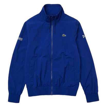 Front - Lacoste Mens Sport X Novak Djokovic Lightweight Full Zip Jacket