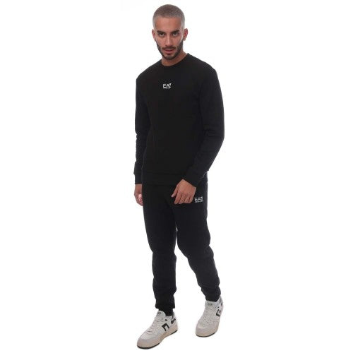 Front - Emporio Armani Mens Core Identity Cotton Blend Tracksuit