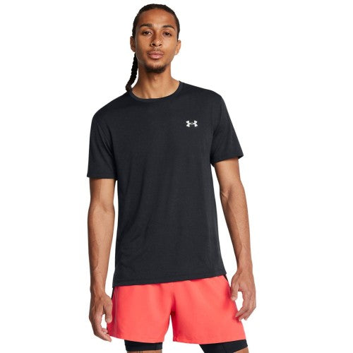 Front - Under Armour Mens Launch Camo T-Shirt