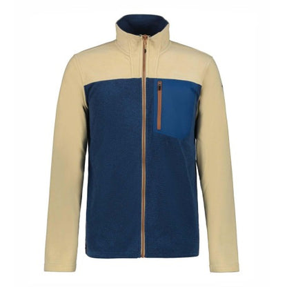 Front - Icepeak Mens Maxwell Colour Block Full Zip Fleece Jacket