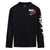 Front - Nike Childrens/Kids Scribble Dri-FIT Logo Long-Sleeved T-Shirt