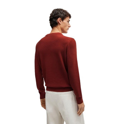 Front - Boss Mens Ecaio-P Crew Neck Sweatshirt