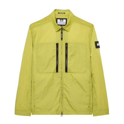 Front - Weekend Offender Mens Nicky Eyes Service Overshirt