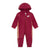 Front - Nike Baby Swoosh Hooded Taped Bodysuit