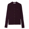 Front - Lacoste Womens/Ladies Merino Wool 3D Cardigan