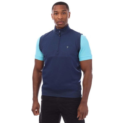 Front - Farah Mens Clint Gilet