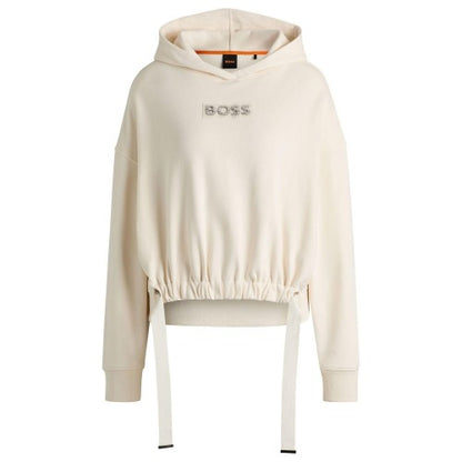 Front - Boss Womens/Ladies Eblousa Crystal Logo Hoodie
