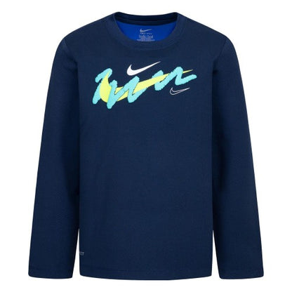 Front - Nike Childrens/Kids Swoosh Dri-FIT T-Shirt