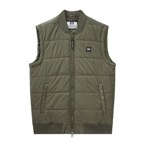 Front - Weekend Offender Mens Saharun Lightweight Quilted Gilet