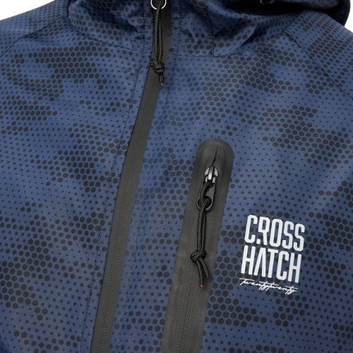 Front - Crosshatch Mens Janscore All-Over Print Jacket