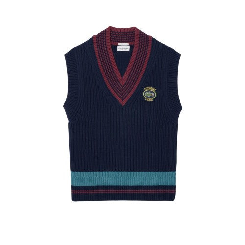 Front - Lacoste Womens/Ladies Heavy Cotton Tennis Sweater Top