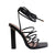Front - No Doubt Womens/Ladies Strappy Leather High Heels