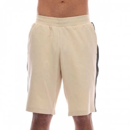 Front - Emporio Armani Mens Cotton Blend Logo Shorts