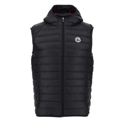 Front - Jott Mens Pat Down Hooded Gilet