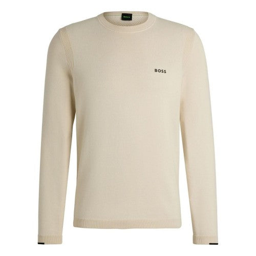 Front - Hugo Boss Mens Logo Regular Sweatshirt