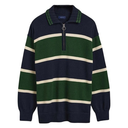 Front - Gant Unisex Adult Knitted Heavy Rugby Sweatshirt