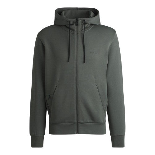 Front - Boss Mens Saggy Full Zip Hoodie