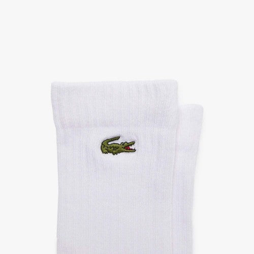 Front - Lacoste Mens High Rise Socks (Pack of 3)