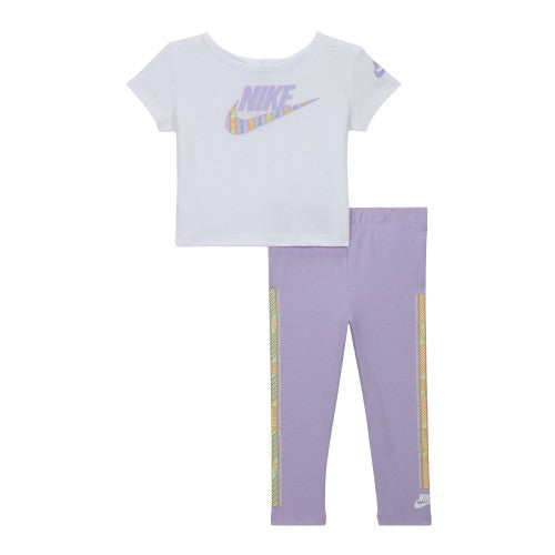 Front - Nike Childrens/Kids Happy Camper Top & Bottom Set