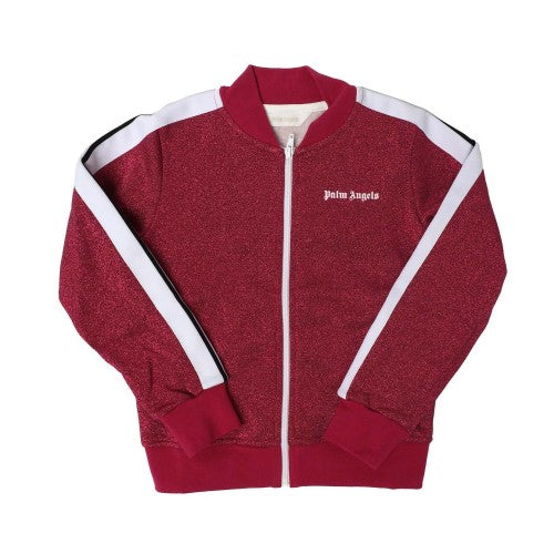 Front - Palm Angels Childrens/Kids Logo Lurex Bomber Jacket