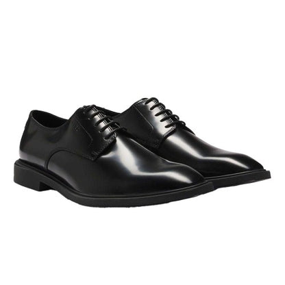 Front - Hugo Mens Gryff Leather Derby Shoes