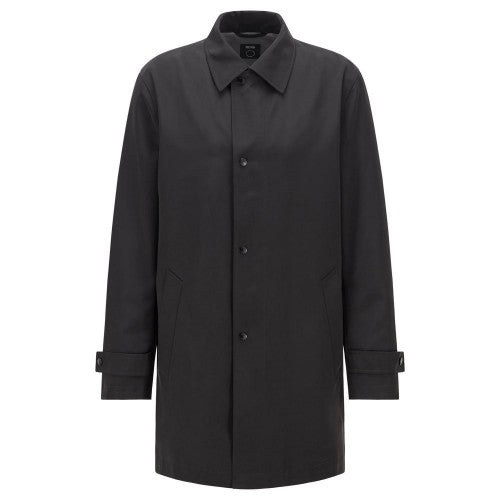 Front - Boss Mens Dain5 Overcoat