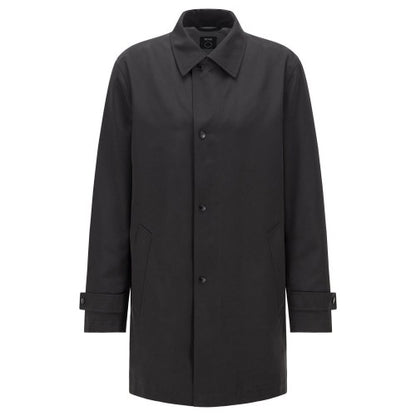 Front - Boss Mens Dain5 Overcoat