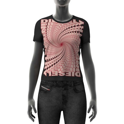 Front - Diesel Womens/Ladies T-Uncutie-Long-N16 T-Shirt