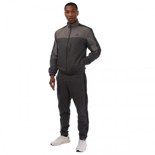 Front - Adidas Mens Colour Block Woven Tracksuit