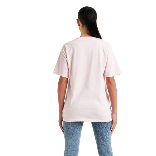 Front - SikSilk Womens/Ladies Embroidered Boyfriend T-Shirt