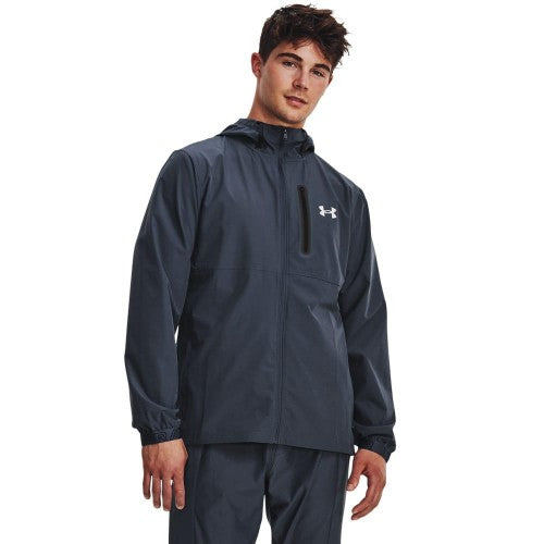 Front - Under Armour Mens Vanish Woven Track Jacket