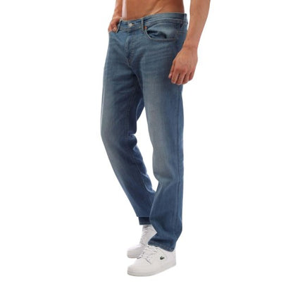 Front - Hugo Boss Mens Delaware BC Slim Jeans