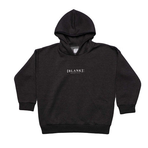 Front - Blank Essentials Childrens/Kids Fleece Pull Over Hoodie