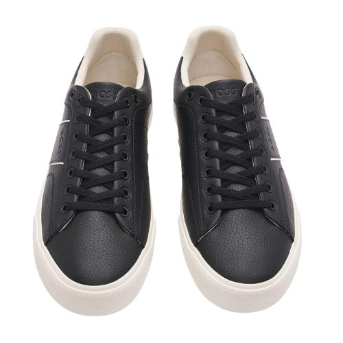Front - Boss Mens Aiden Tennis Trainers