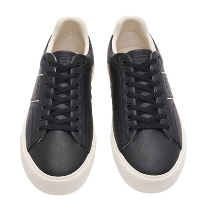 Front - Boss Mens Aiden Tennis Trainers