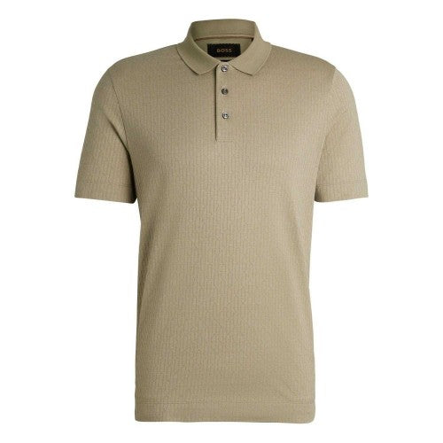 Front - Boss Mens L-Perry 65 Regular Polo Shirt