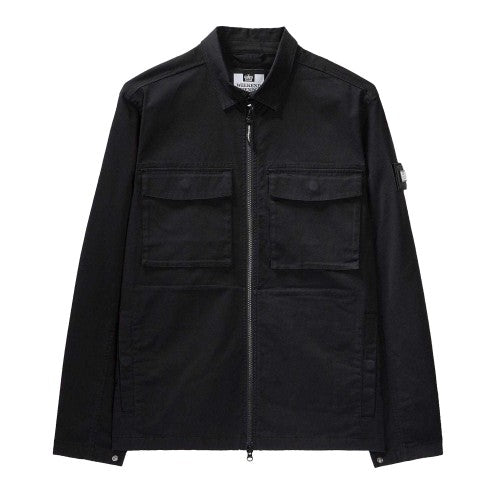 Front - Weekend Offender Mens Formella Dual Pocket Overshirt