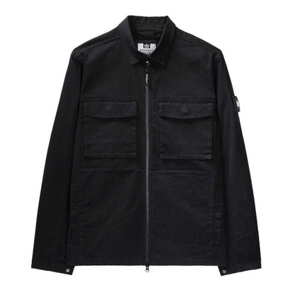 Front - Weekend Offender Mens Formella Dual Pocket Overshirt