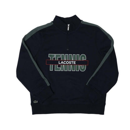 Front - Lacoste Childrens/Kids Cotton Standing Collar Sweatshirt